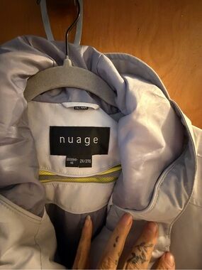 Nuage Women’s Light Gray Quilted Puffer Coat